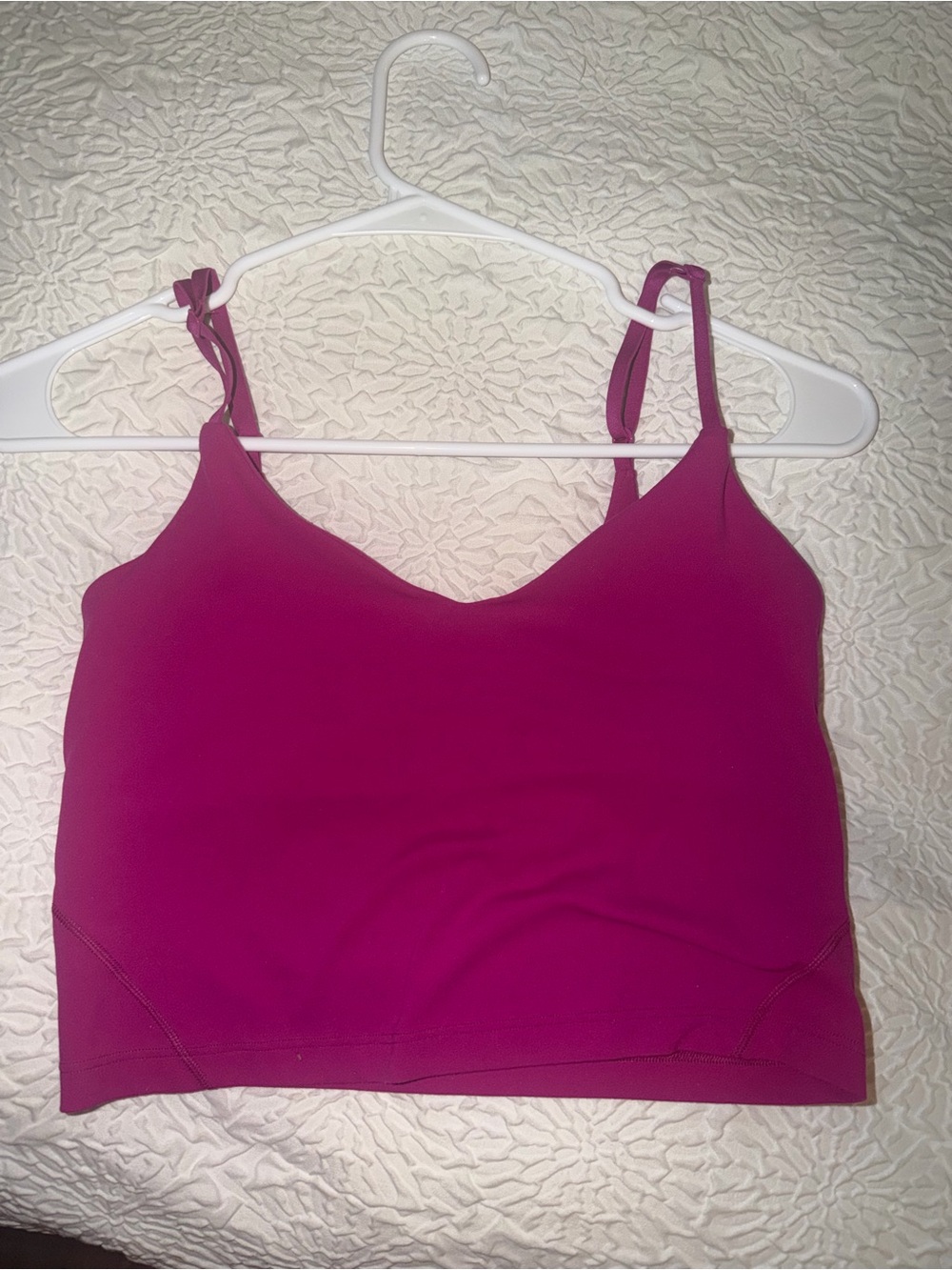 Lululemon Magenta Tank Top